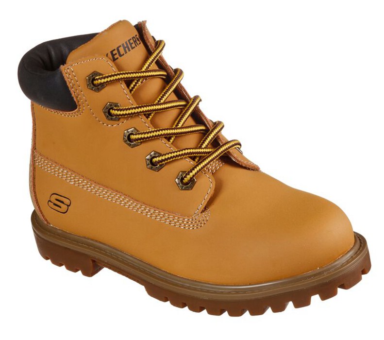 Skechers Mecca - Bunkhouse - Boys Boots Brown [AU-QG1766]